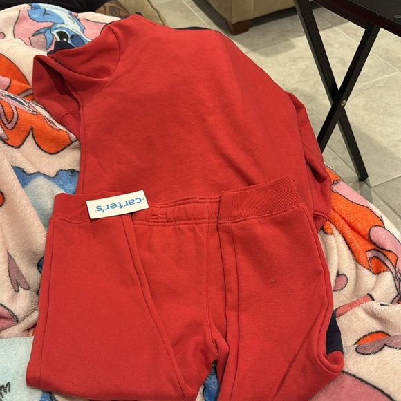 Red and Navy Tracksuit Set - Picture 2 of 4